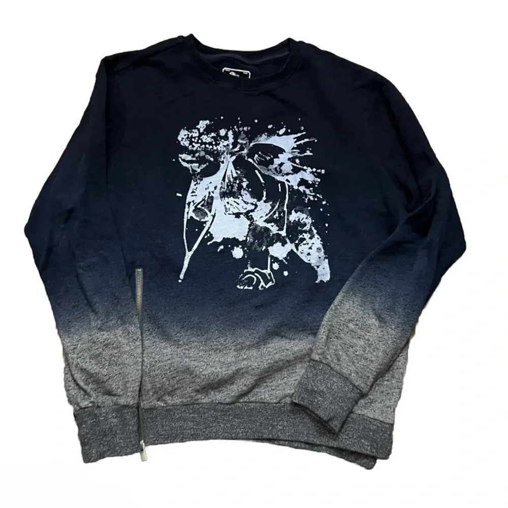 PRPS Goods & Co. Heather Grey/Blue Pullover Sweatshirt - Picture 3 of 3